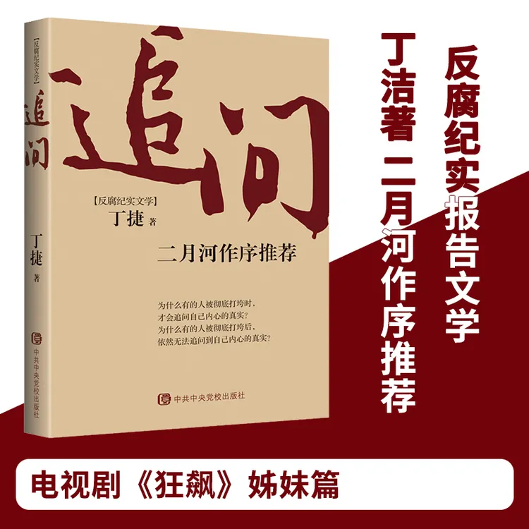 【大案专属】追问丁捷著二月河作序电视剧狂飙姊妹篇追问书籍正版