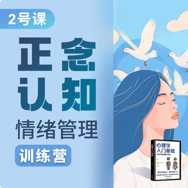2号：情绪管理训练营：摆脱焦虑（网课，拍后等老师联系）x-d