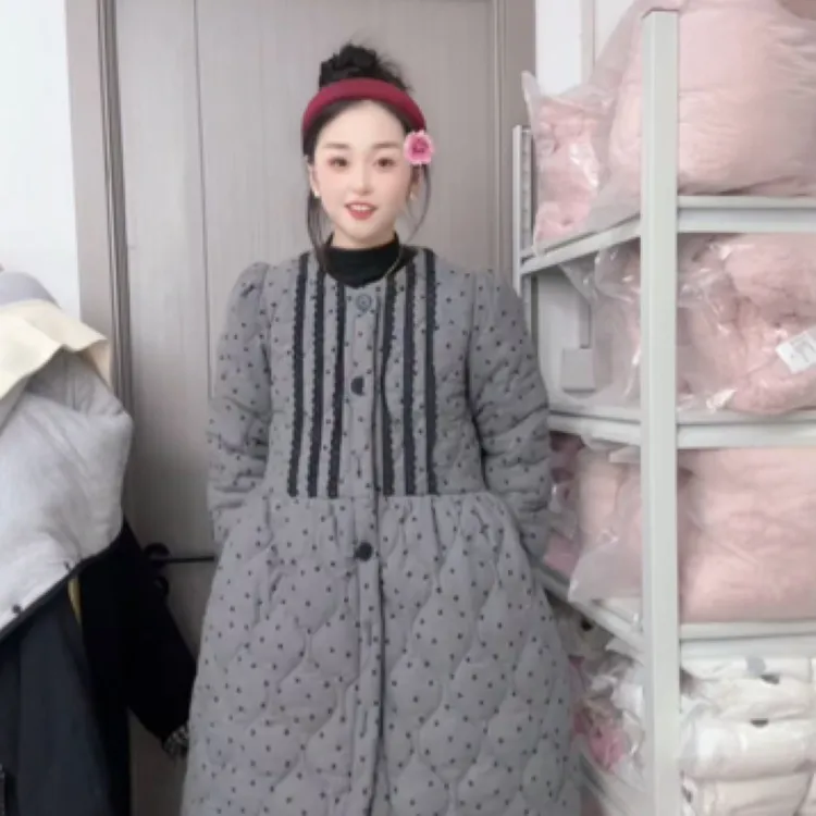 韩系波点三层夹棉（可外穿家居服）