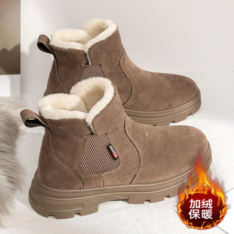 回力棉鞋女冬外穿妈妈冬季新款2025时尚加绒加厚防滑保暖雪地靴女