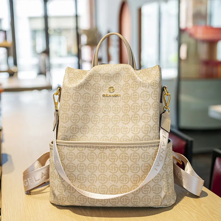 【现货】GELANDAI/戈兰黛品牌双肩包女防盗大容量旅行背包