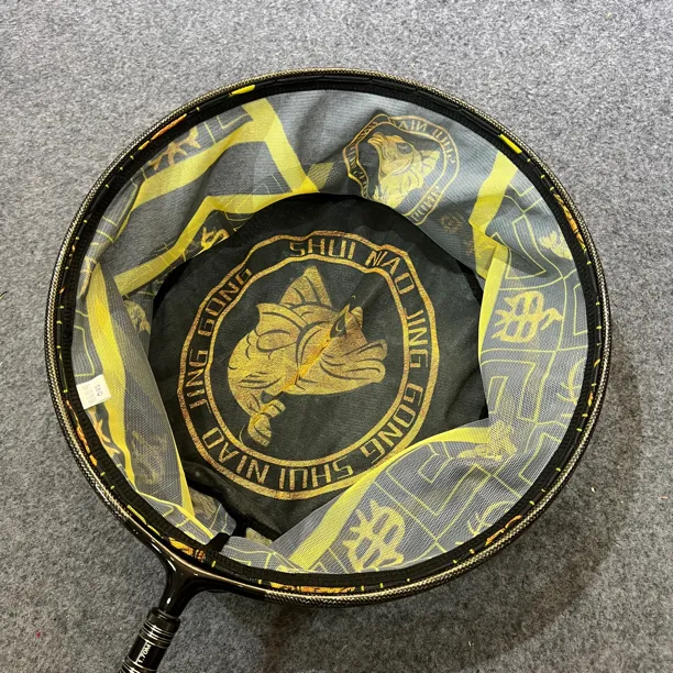 耀鲨高品质K布抄网头纯特碳素3K抄网头高强度飞抄网头不掉漆40直