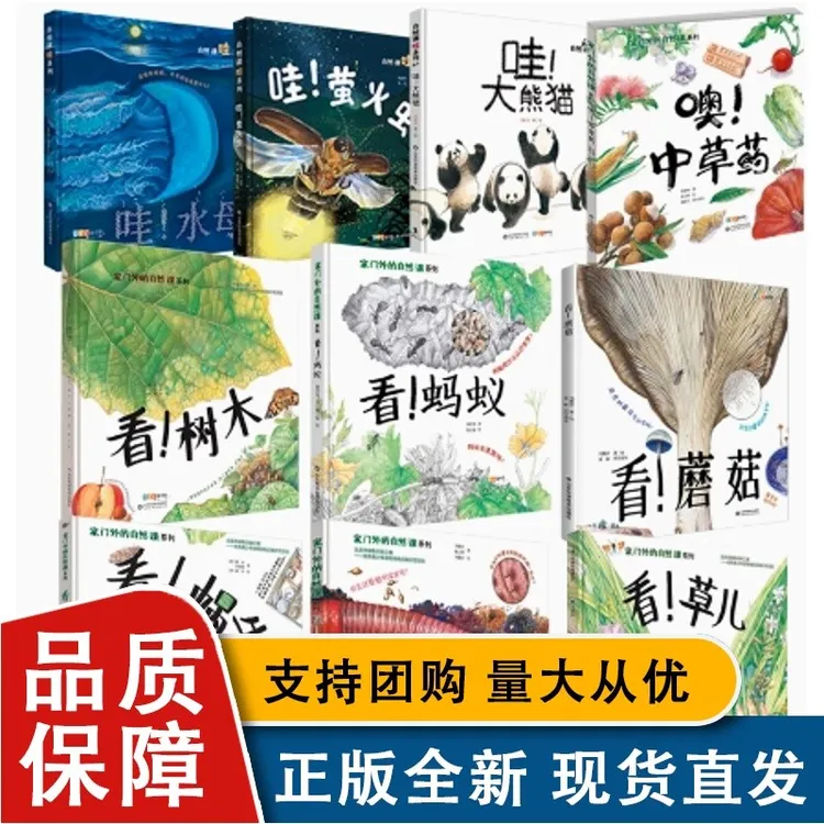 家门外的自然课（全10册平装版）自然百科少儿绘本新华联名正版图书