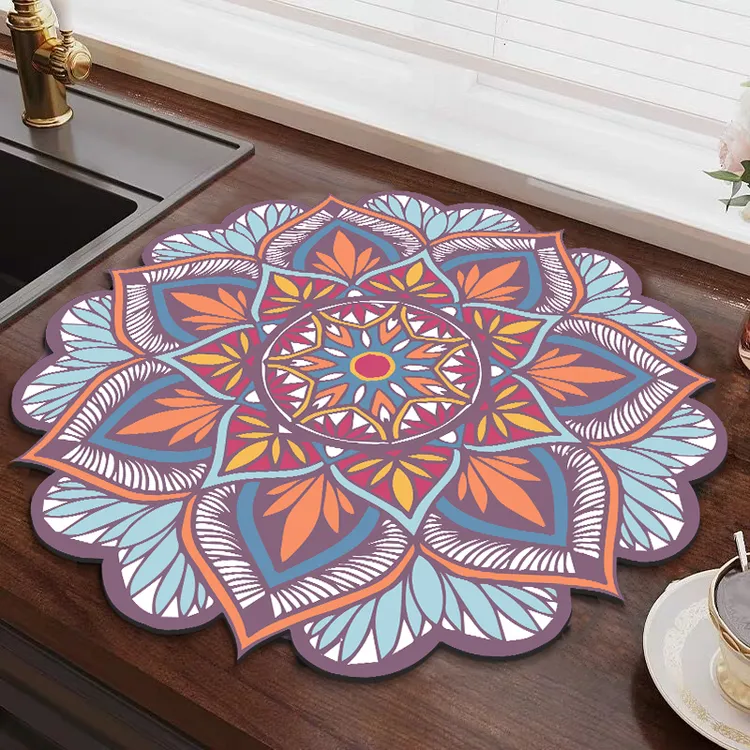 家用厨房台面沥水垫餐桌垫隔热垫吸水防滑轻奢高级感桌面吸水垫