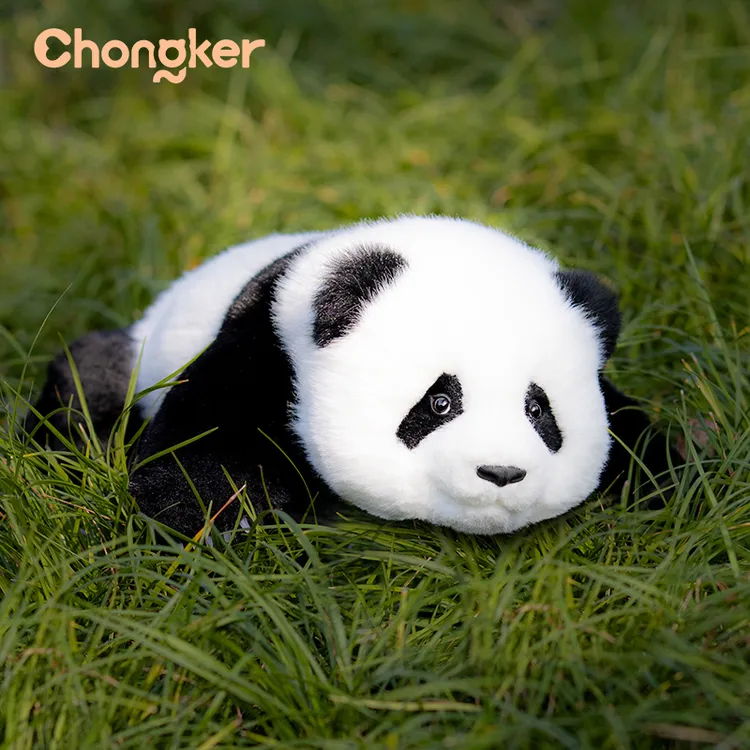 Chongker花花仿真毛绒玩偶熊猫周边玩偶儿童夏日生日礼物品
