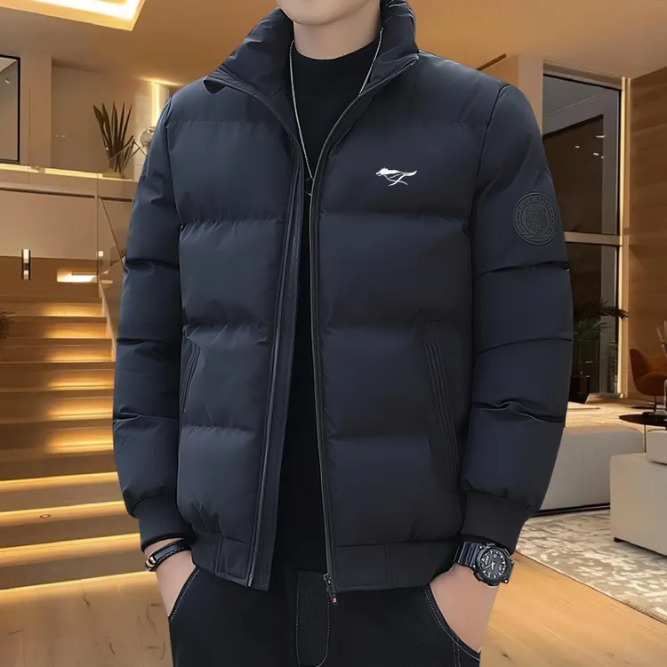 品牌男士棉服冬季新款立领加厚棉袄外套时尚百搭大码休闲保暖棉衣