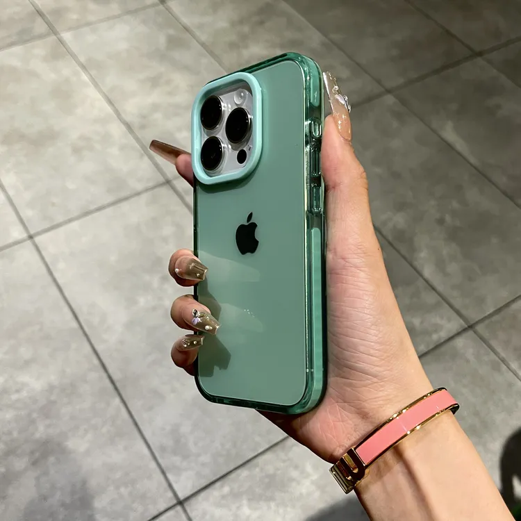 飞虎胜高级感防摔简约适用苹果iphone15promax手机壳14透明全包16