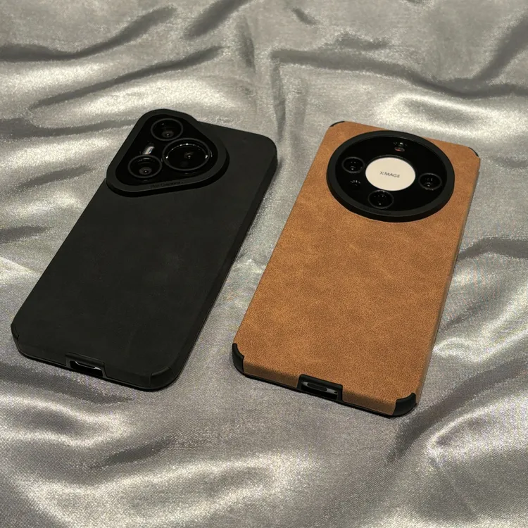 ZMGX秋冬高级翻毛皮适用iPhone16/15promax手机壳华为vivoppo小米