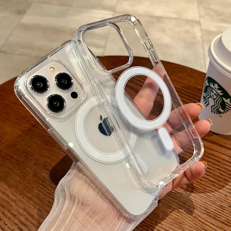 飞虎胜Magsafe充电磁吸透明适用iPhone17手机壳苹果16Pro极简1513