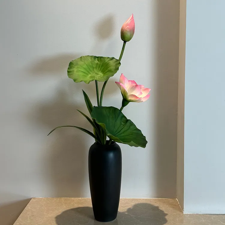 【六月春】 设计师原创手扎花束手感花材假花陶瓷花瓶摆件软装搭配