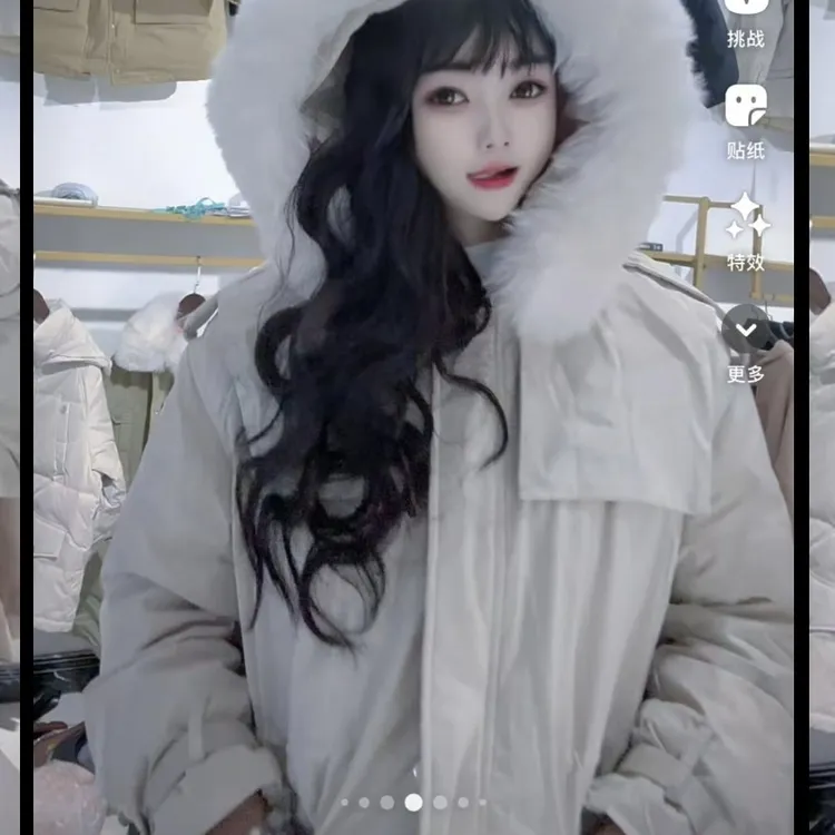 冬季韩版宽松羽绒棉服外套