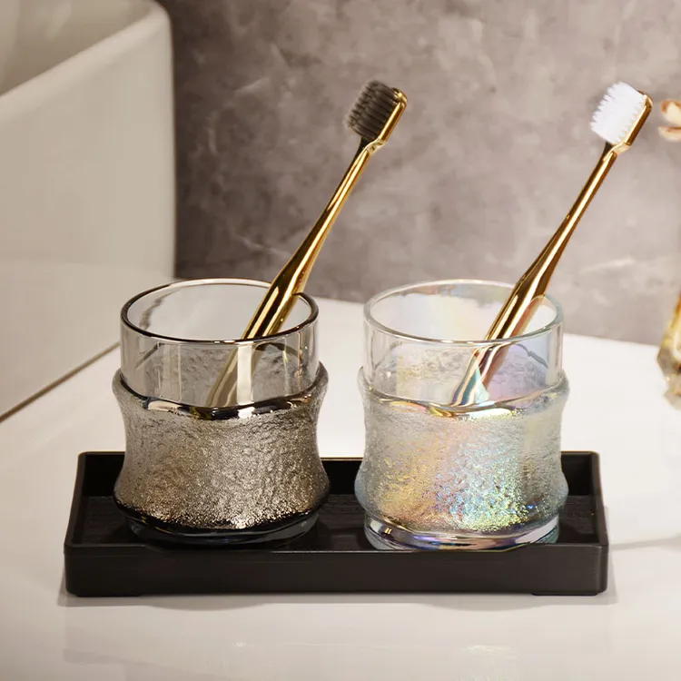 简约家用卫生间漱口杯轻奢情侣刷牙杯洗漱杯牙缸浴室高档刷牙杯子