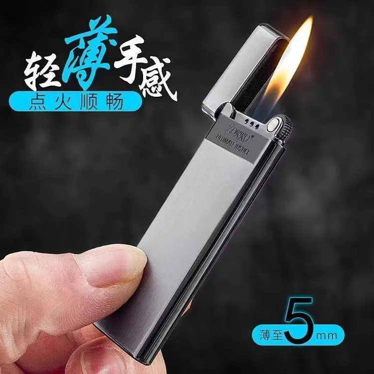 ZORRO佐罗超薄充气打火机创意砂轮式轻巧便携个性潮定制礼物男士