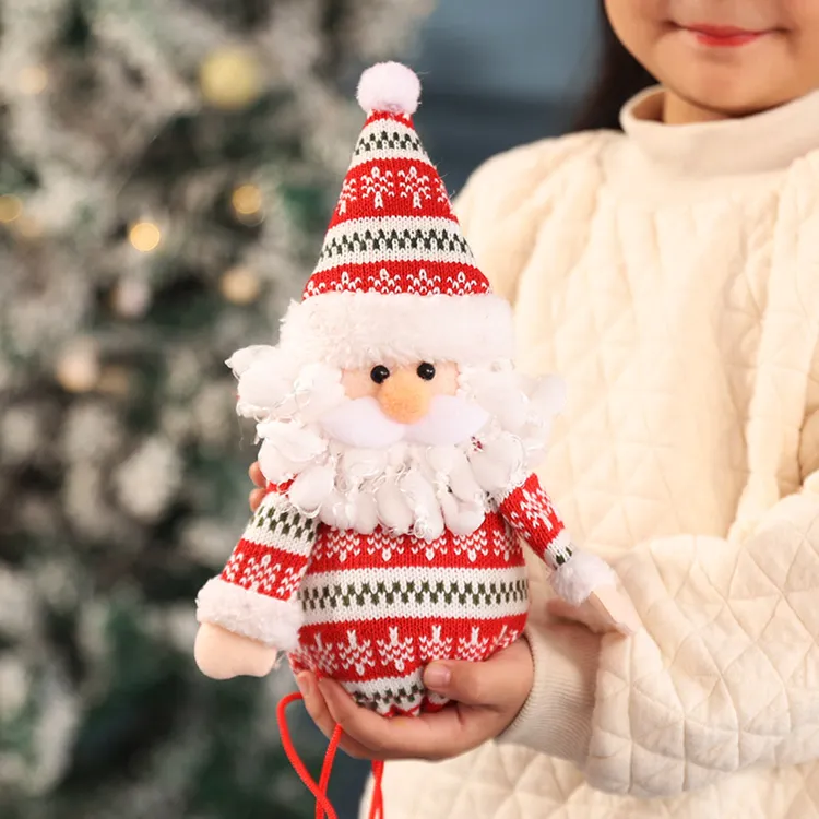 圣诞节苹果袋儿童小礼品针织袋子平安果包装圣诞礼品女生送老师