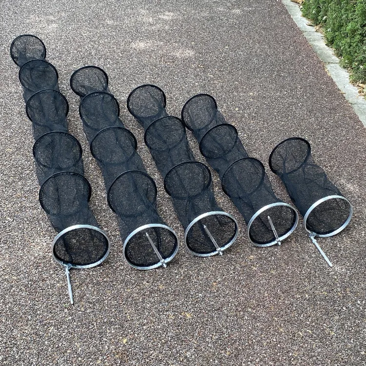 溪流走钓小鱼鱼护野钓便携钓鱼麦穗鱼小白条小眼渔护挂腰路亚网兜