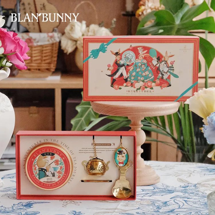 Blan Bunny/布兰兔果漾舞会喝茶花茶礼盒红色朗姆果茶茶滤伴手礼