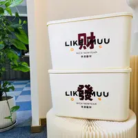 范范家用收纳箱极简杂物收零食玩具化妆品收纳盒