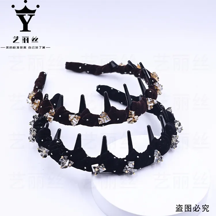 艺丽丝 巴黎王妃 [布拉格]2024年秋冬新款法式钻钻款发箍YL711