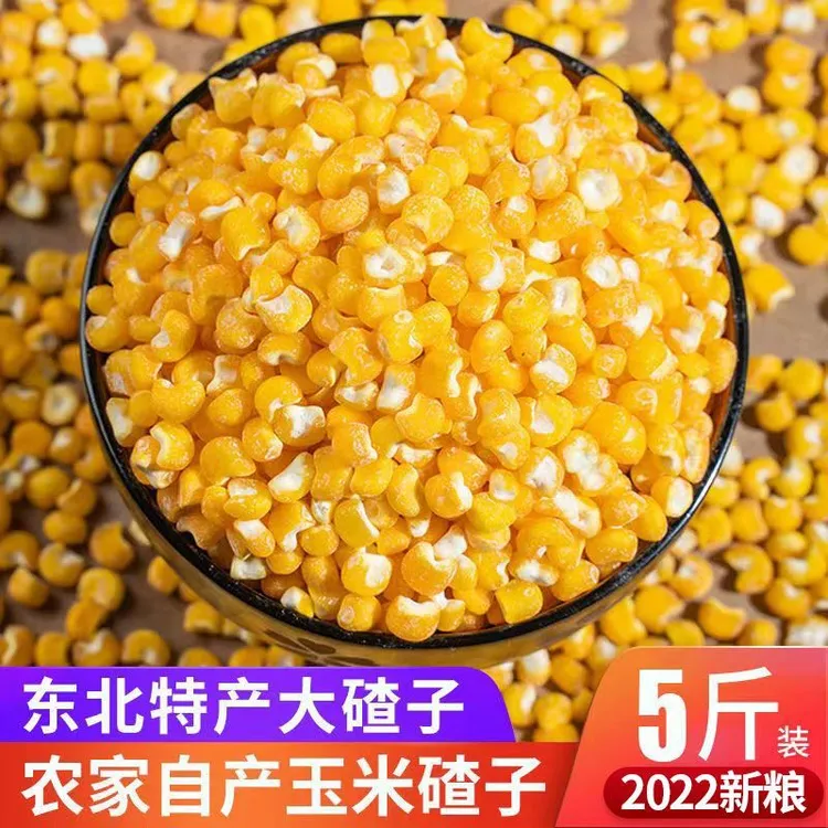 东北农家自产大碴子新苞米大碴大粒苞米子5斤