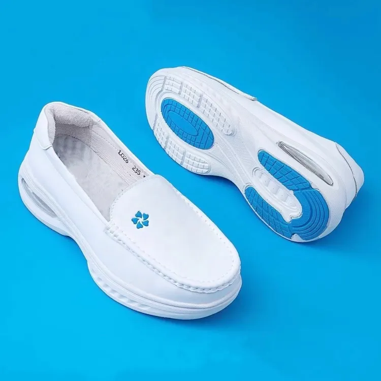 中州人护士鞋女白色软底透气不累脚减震医护鞋秋冬季