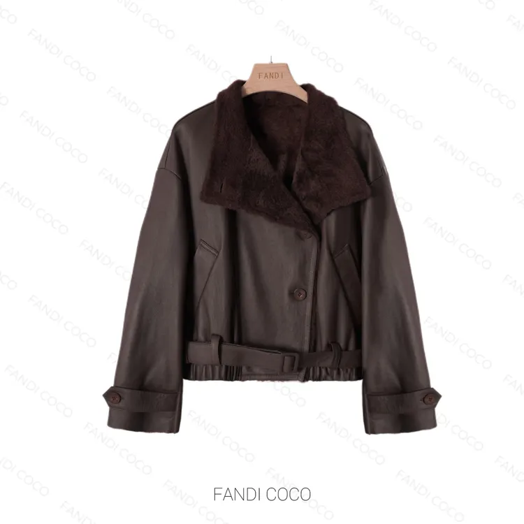 FANDI COCO “绵绵暖冬” 纯正法国细腻柔软小拉贡保暖外套 LG23163
