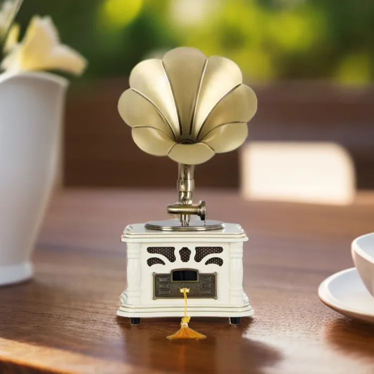 雅诗贝伦复古留声机香薰无线迷你小型老式多功能蓝牙音响