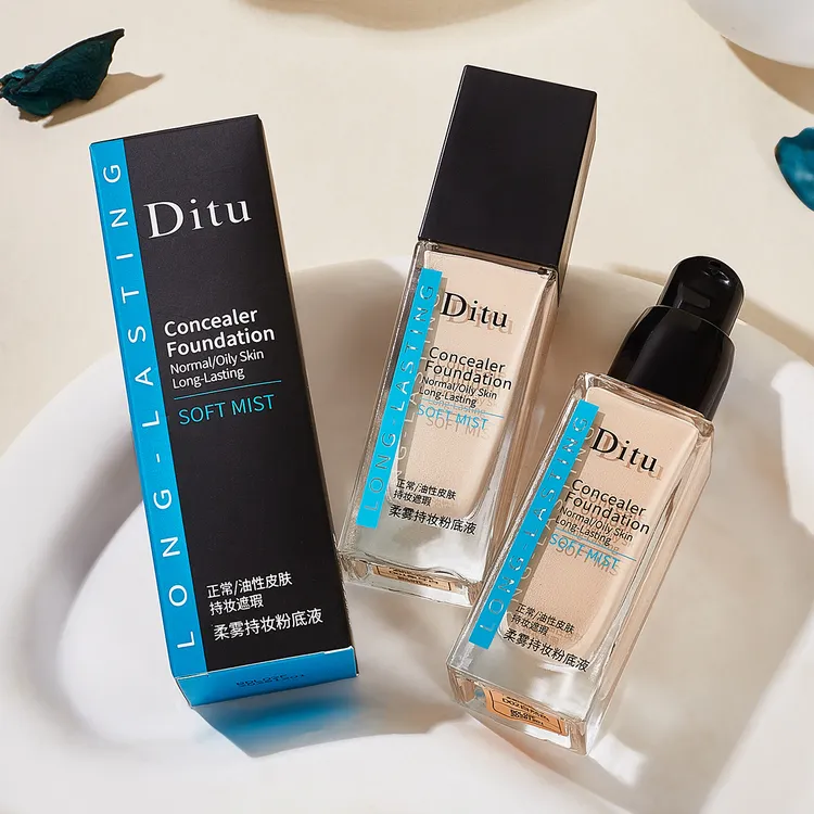 【新疆包邮】Ditu/迪图 柔雾持妆粉底液 赠送粉扑