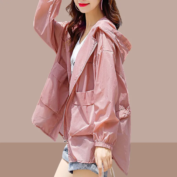 2025夏季新款网红款防晒衣女款外穿微胖显瘦女装时尚休闲薄款外套