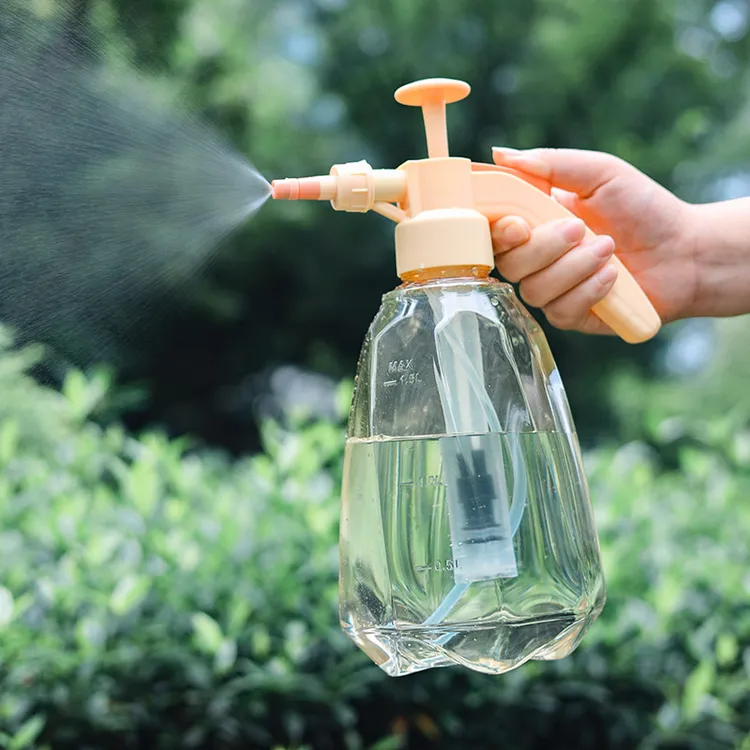 浇花喷壶手压式喷雾瓶园艺绿植喷嘴养花喷水壶超细雾清洁消毒洒水