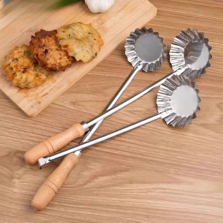 圆形洋芋粑粑模具萝卜丝饼模具家用锅巴虾饼油香炸勺不粘油端子