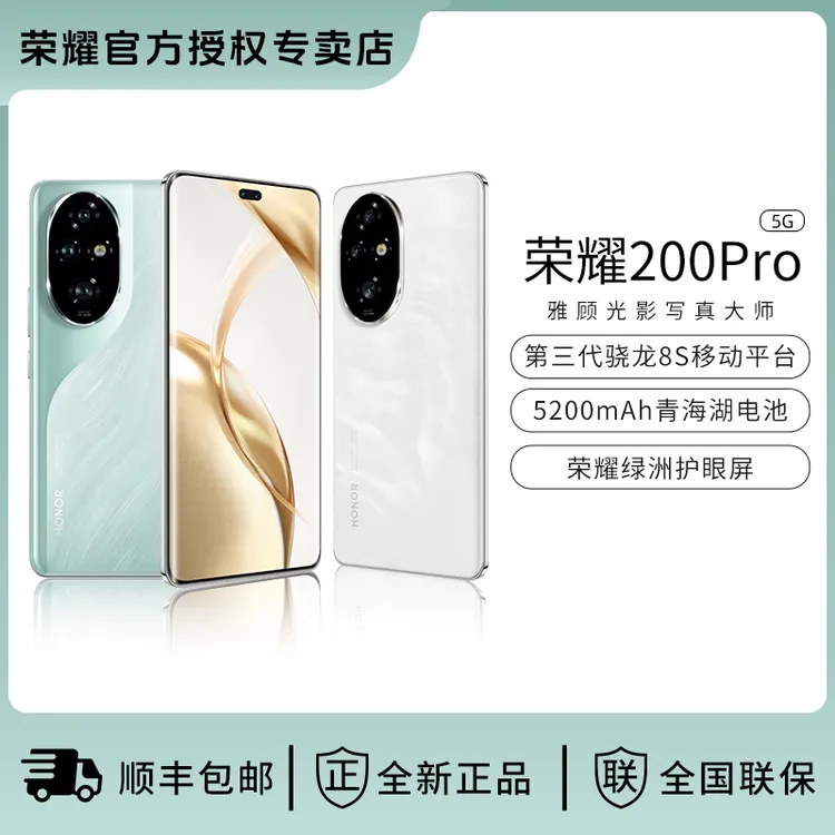 honor/荣耀200 Pro 青海湖电池 绿洲护眼屏 雅顾光影主摄 5G手机