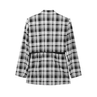 L452气质格纹西装A5