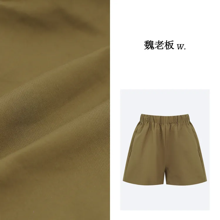 W.Diva【致橡树】春季宽松时尚简约百搭韩版纯棉休闲短裤2K08DM103