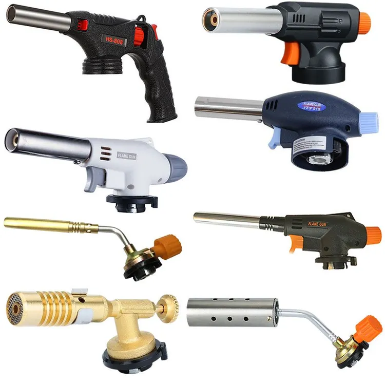 便携式喷火枪户外烧烤点火器烧猪毛喷火器高温焊枪厨房烘焙加温枪