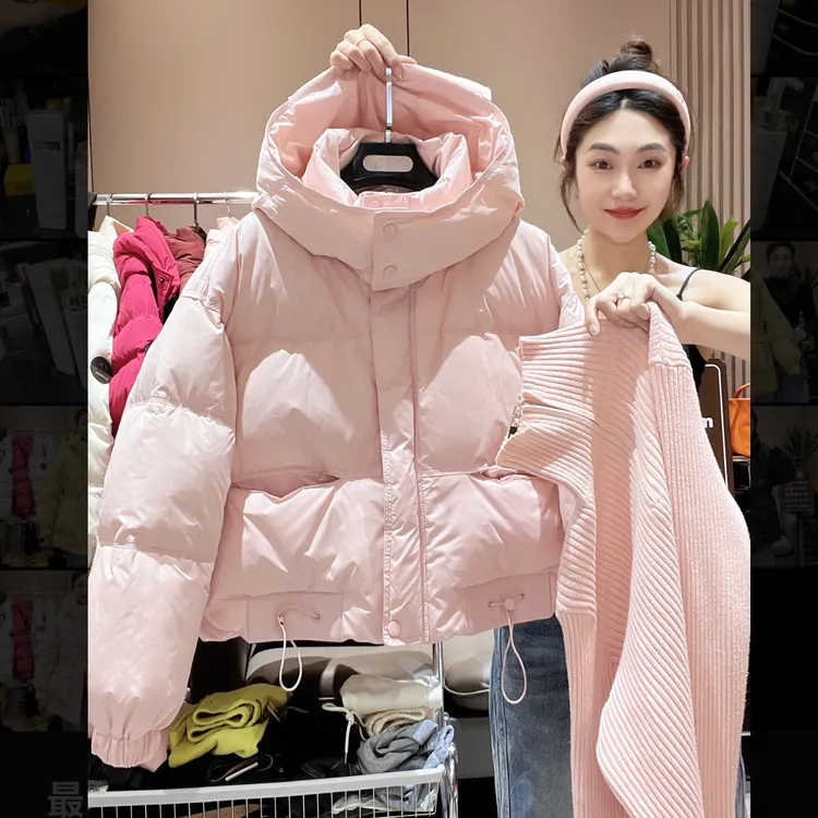 冬季厚棉服肯豆风女短款潮流外套百搭高级衣长60左右001