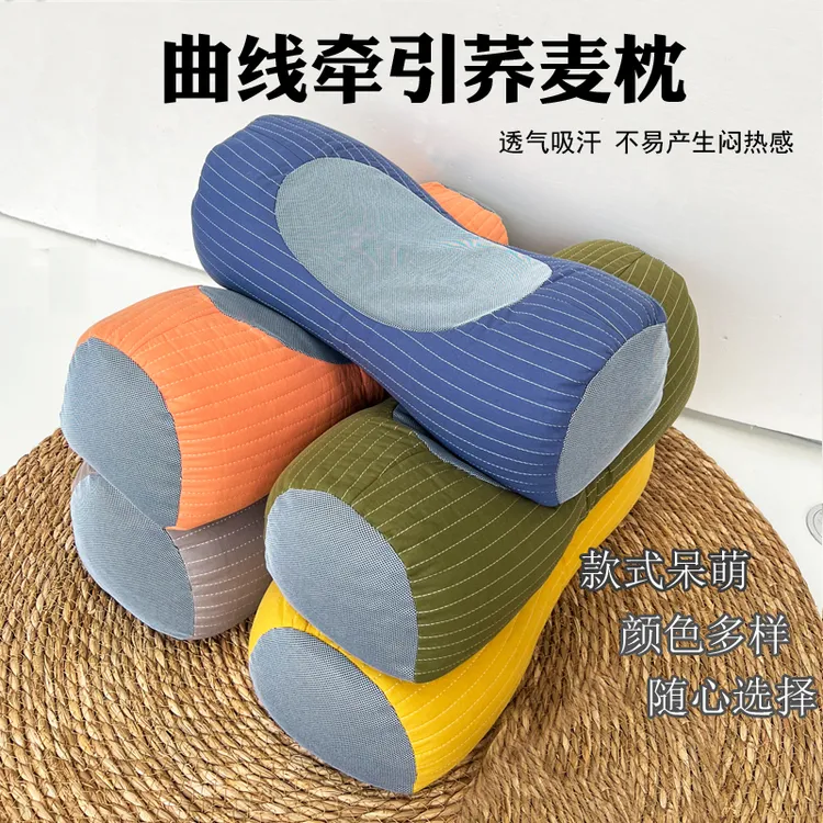 荞麦壳枕头 舒适透气睡觉用吸汗垫腰神器款式多样 护颈加厚荞麦枕