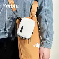 imblu迷你洗漱包零钱袋收纳装饰两用便携手拎悬挂卡包百搭