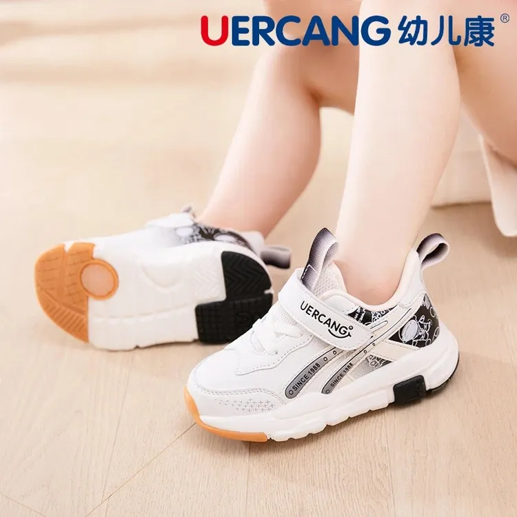 幼儿康透气童鞋机能鞋 稳步鞋大童健步男女童春秋款透气防滑 防踢