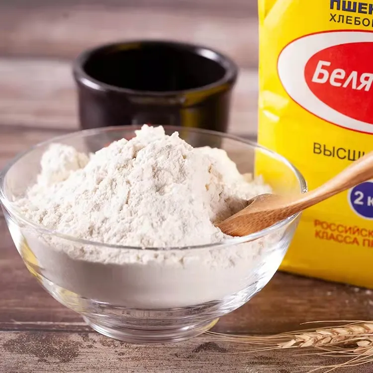 俄雪兔牌面粉小麦饺子粉2公斤/袋通用中筋面粉小麦粉精致碳水