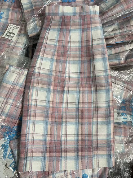 啦啦酱JK  蜜桃汽水 原创格裙 JK制服