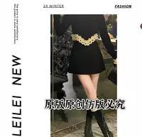 【磊磊】西装裙 百搭减龄A版开叉设计高腰裤裙#8867