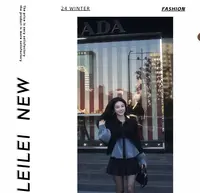 【磊磊】春季上新网纱牛仔拼接衬衫翻领长袖上衣（厚感的）#6607