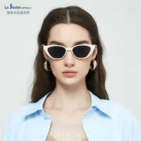 LeSeven墨镜女米色高级感防紫外线猫眼太阳镜舒适百搭个性Virgo