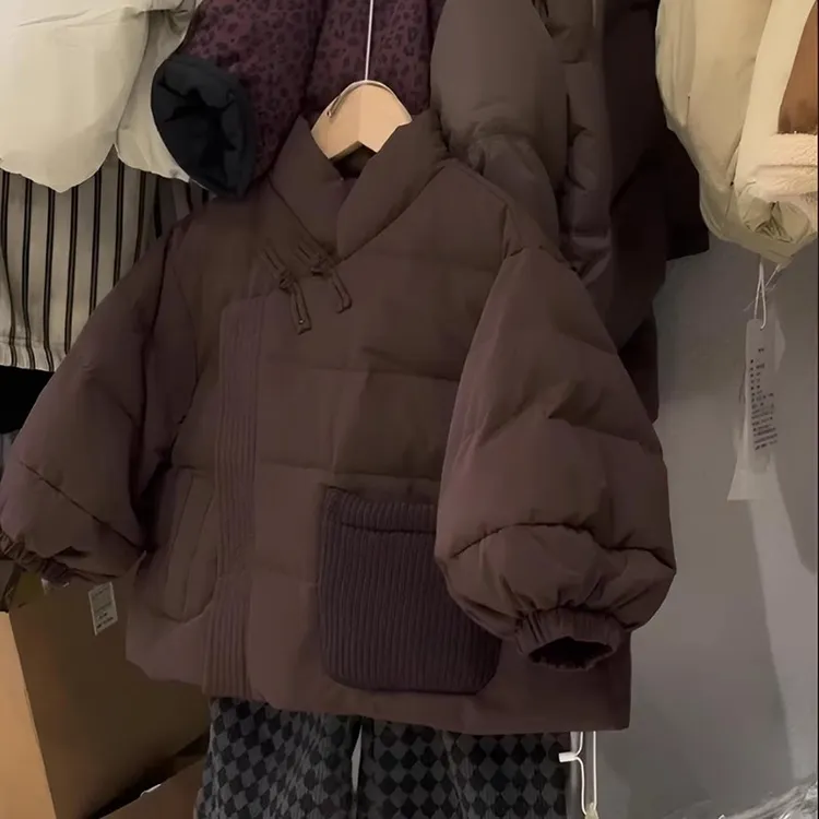 童装男女童2025新款棉服冬季洋气新中式宝宝加厚保暖儿童外套冬装