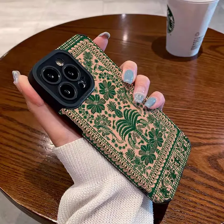 复古图腾轻奢适用苹果15promax手机壳iphone14plus新款13女中国风