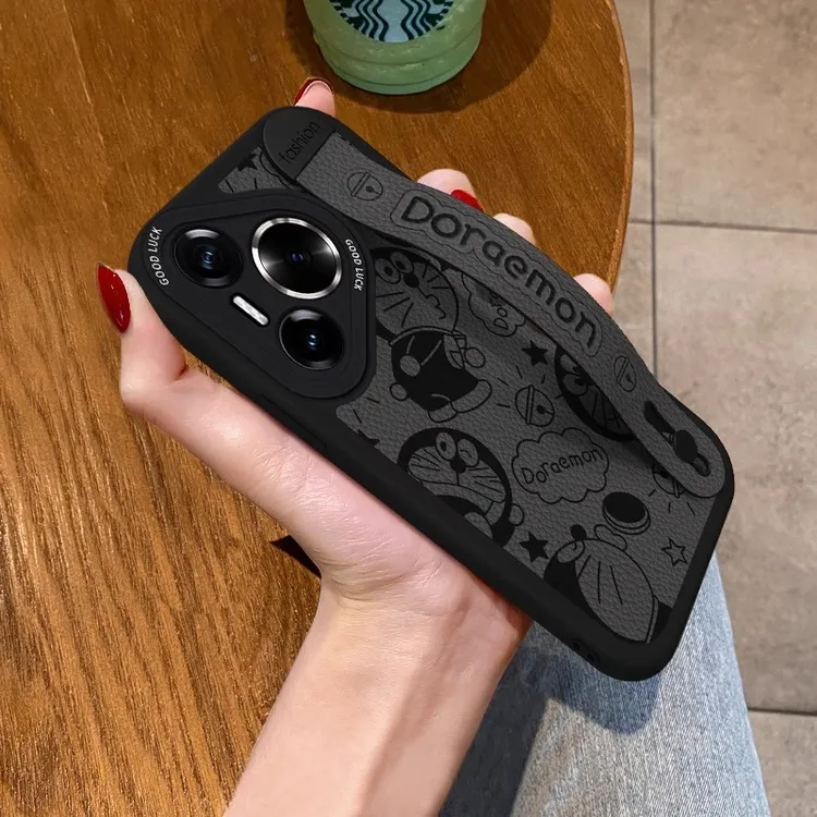 适用华为Pura70pro手机壳70Ultra腕带卡通可爱全包P60pro潮牌支架