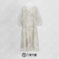 （几里）如烟-清凉国风百搭连衣裙 裙长118 胸围98 1041041