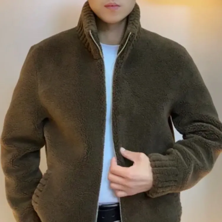 【官方严选】2024新款羊毛男士夹克秋冬时尚休闲保暖外套