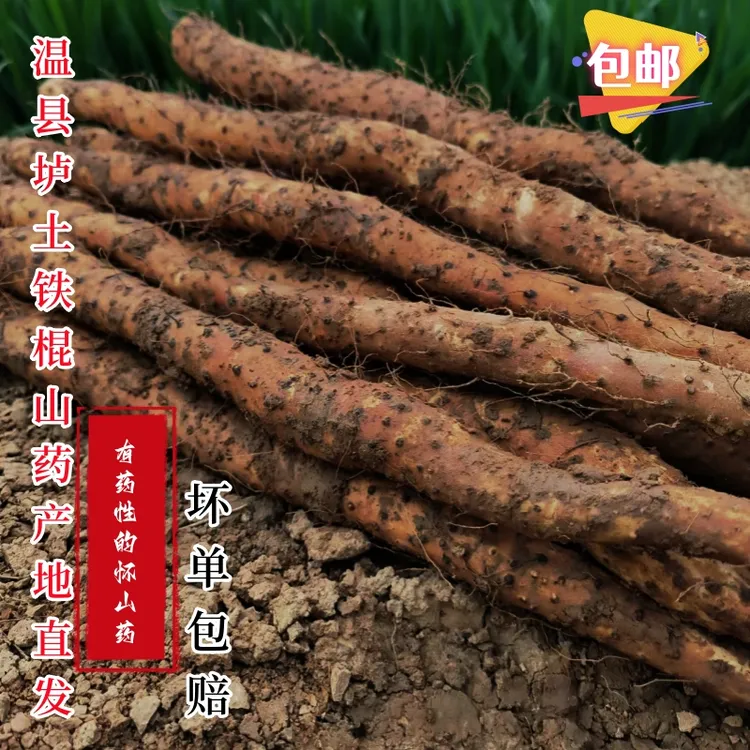 正宗河南温县垆土铁棍山药怀山药营养软糯原产地特产