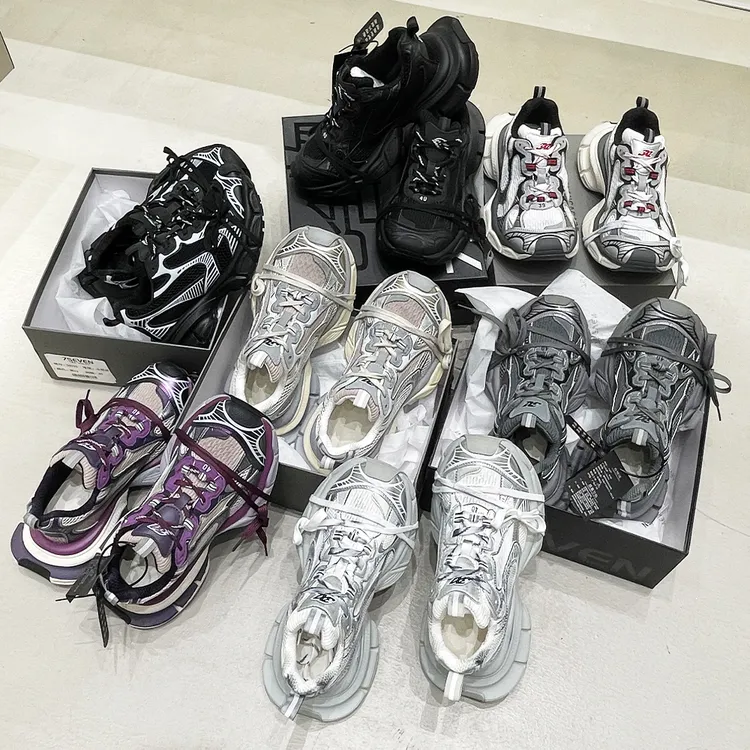 巴黎3XL九代老爹鞋子情侣款2025百搭秋冬增高休闲运动鞋老爹鞋男